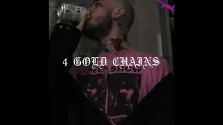 Lil Peep - 4 Gold Chains ft. Clams Casino [OG]