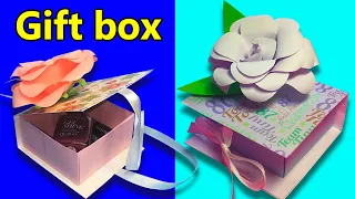 DIY GIFT BOX IDEAS | Подарочная КОРОБОЧКА из бумаги своими руками