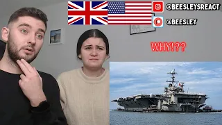 British Couple Reacts to The Real Reason Why US Navy Has 11 Aircraft Carriers