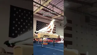 For legal reasons this is a joke 😅 #gymnast #olympics #gym #ncaa #coach #sports #calisthenics #fail