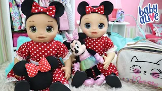 BABY ALIVE GÊMEAS NINA E HANNA ARRUMANDO AS MALAS PRA VIAJAR PRA DISNEY