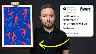 I Paid An EXPERT To Run My PRINT ON DEMAND Shop