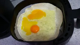 Air Fry Recipe, Pour Eggs On Tortilla And You Will Be Amazed At The Result, Simple And Delicious 😋