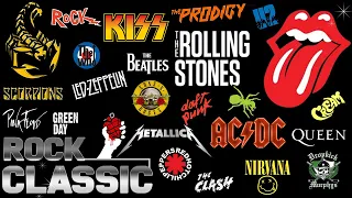 Pink Floyd,The Who,CCR,AC/DC, The Police, Queen,Aerosmith💥Classic Rock Songs Full Album 70s 80s 90s