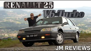 ESTE JÁ FOI DO ESTADO PORTUGUÊS!!! UM RENAULT 25 V6 TURBO, EM 1988 ERA A LOUCURA!! - JM REVIEWS 2024