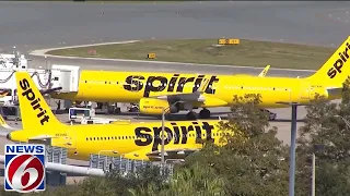 Spirit Airlines cancels dozens of flights at Orlando airport