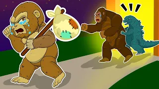 Chibi Kong far from Home vs Baby Godzilla helps Dad Kong Would You Like to Take Care of?