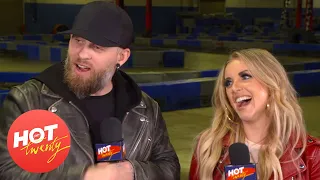 Brantley Gilbert & Lindsay Ell Play 'The Small Town' Game | Hot 20 | CMT