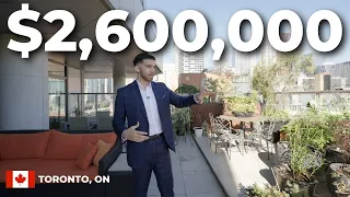 St. Lawrence Market Condo: Inside This $2.6M Toronto Condo With A MASSIVE TERRACE! | Saul Sanchez