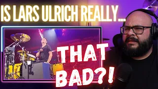 Drummer Reacts : Lars Ulrich drumming Metallica - Sad But True (Amsterdam 4/27/2023)