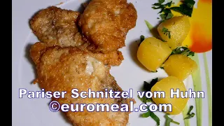 Pariser Schnitzel vom Huhn - euromeal.com