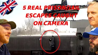 5 Real Prison/Jail Escapes Caught On Camera REACTION!! | OFFICE BLOKES REACT!!