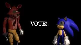 Sonic VS Foxy (Who will win?)