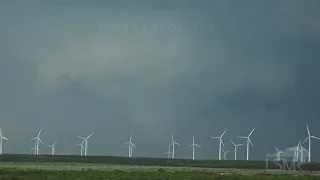 05-17-2021 Sterling City, TX - Large Tornado - Storm Structure With Tornado - Hail