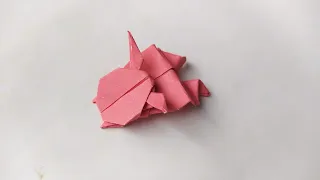 Origami jumping Pikachu