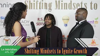 Elhadj Diallo and Bella Siangonya MPH Pre-Gala interview @ A Day of New Beginnings: Shifting Mindset