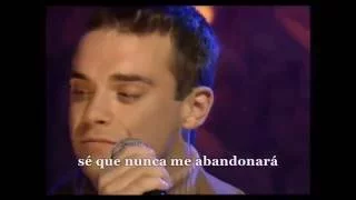 Robbie Williams- Angel acoustic (subtitulada en español)