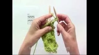 How to knit a honey comb pattern