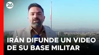 Irán difunde un vídeo de la base de Isfahán tras el ataque de esta madrugada