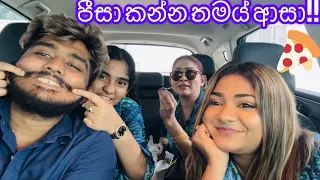 පීසා කන්න තමය් ආසා!!! | Anjali Rajkumar | K.Sujeewa | Rose | Dinitha Bandara