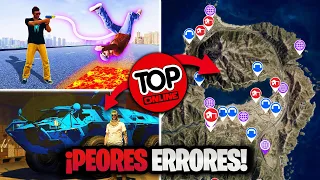 Top: 7 *ERRORES que HACEN los NOOBS/PRINCIPIANTES 🤡 de GTA 5 ONLINE (2023) 💣 - San Alien 👽