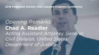 Opening Remarks by Chad A. Readler [2018 Ohio Chapters Conference]