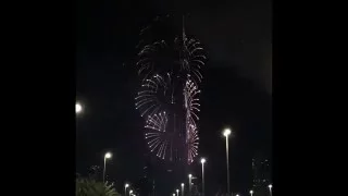 Dubai Burj Khalifa New Year 2016 Fireworks Display HD