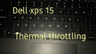 Dell xps thermal throttling