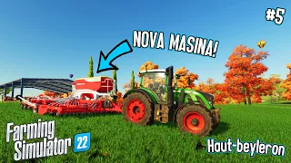 KUPILI SMO NOVO MAŠINERIJO! | Farming Simulator 22 #5