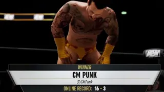 CM Punk 1 On 1 Ranked Online Matches - AEW: Fight Forever