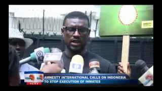 Amensty international calls on Indonesia to stop execution of inmates