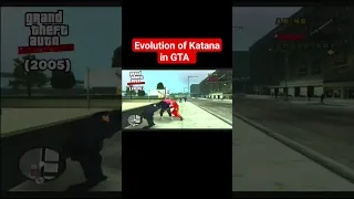 Evolution of Katana in GTA