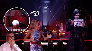 Bruno's head get chopped off after Amanda loses her grip on the rope / BGT 2023/ semifinal / #viral