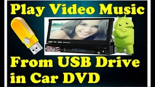 PLAY VIDEO FROM USB ON CAR Stereo DVD Player ✔ | Dash DVD systems(Pioneers, JVC, Kenwood)| GET SMART