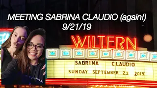 MEETING SABRINA CLAUDIO (again) : vlog