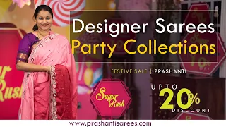 SRS upto 20% Off | Designer Sarees - DhiWa | Prashanti