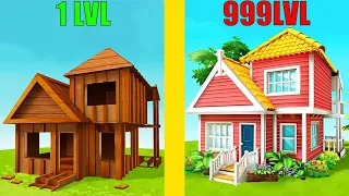Idle Home Makeover! MAX LEVEL HOUSES EVOLUTION! Idle Home Makeover PikaGuyy