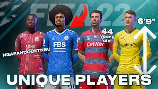 MOST UNIQUE PLAYERS IN FIFA22 CAREER MODE