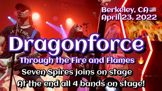 Dragonforce - Through the Fire and Flames @Berkeley, CA🇺🇸 April 23, 2022 LIVE HDR 4K