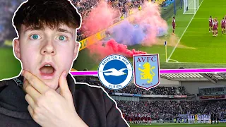 AWAY END ERUPTS as VILLA BEAT BRIGHTON | BRIGHTON VS ASTON VILLA | *VLOG*