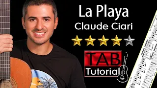 La Playa by Claude Ciari | Classical guitar tutorial + Sheet and Tab