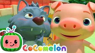 The Three Little Pigs Song | CoComelon Animal Time | Classic Nursery Rhymes for Kids