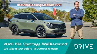 2022 Kia Sportage Walkaround Preview | Funky or Ugly? | Drive.com.au