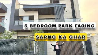 Inside a Luxury 300 Gaj Park Facing 5 BHK House Design | House Sale in Mohali | 36*75 House Plan