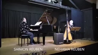 PSALM 104 ASHIRA אשירה Nehama REUBEN נחמה ראובן harp hebraic Shimon REUBEN שמעון ראובן piano jazz