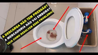 Caixa de descarga sem pressão? A mercadoria não desce? 4 Dicas para resolver o problema!