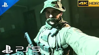 Call of Duty: Modern Warfare [PS5 4K HDR 60FPS] The Embassy Escape Realism Full Gameplay