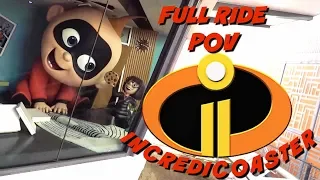 Incredicoaster FULL RIDE POV HD 1080P 2018 *NEW*