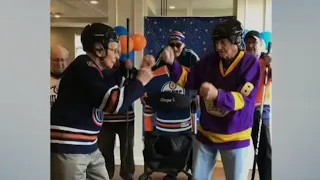 Edmonton seniors cheer on Oilers with viral TikTok dance moves