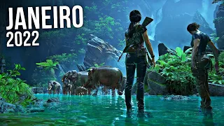 TOP 10 : NOVOS JOGOS EM JANEIRO DE 2022 | PS5/SERIESX|S/PS4/XONE/SWITCH/PC